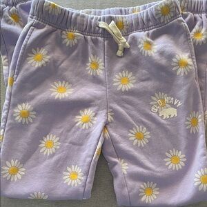 Old Navy Lavender Daisy Joggers